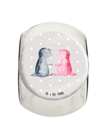 Mr. & Mrs. Panda keksglas Axolotl Liebe ohne Spruch in Grau Pastell
