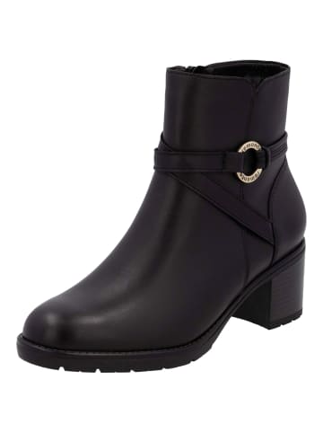 remonte Stiefelette in Schwarz/Schwarz