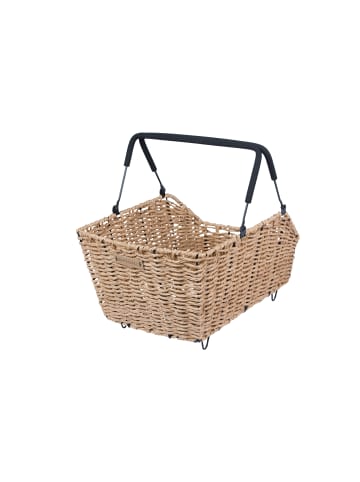 BASIL Hinterradkorb "Cento Rattan Look Multisystem NX" in braun