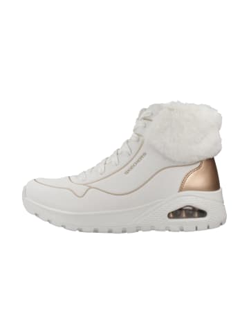 Skechers Skeckers Uno Rugged Fall Shimmer – Hohe Sneaker mit Schnürung Weiß