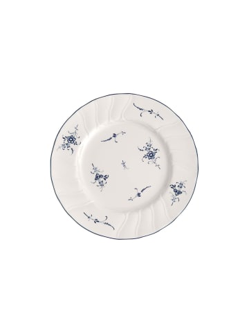 Villeroy & Boch Frühstücksteller Vieux Luxembourg in Weiß-Blau ø 20,5 cm in weiß-blau