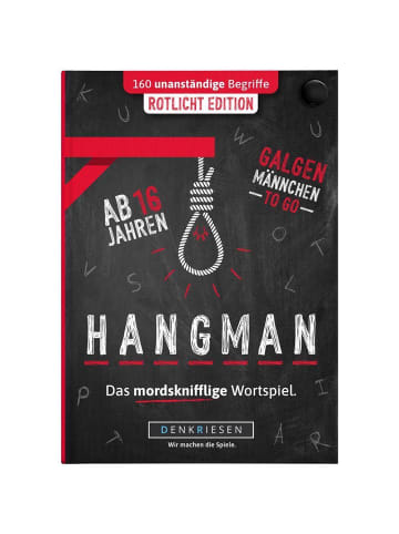 DENKRIESEN HANGMAN - ROTLICHT EDITION - "Galgenmännchen TO GO"