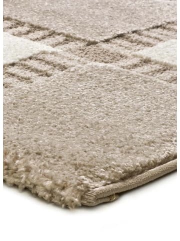 Atticgo Kurzflor-Teppich CANDELA in beige / weiß