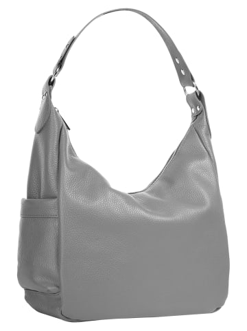 Samantha Look Shopper echt Leder in grau