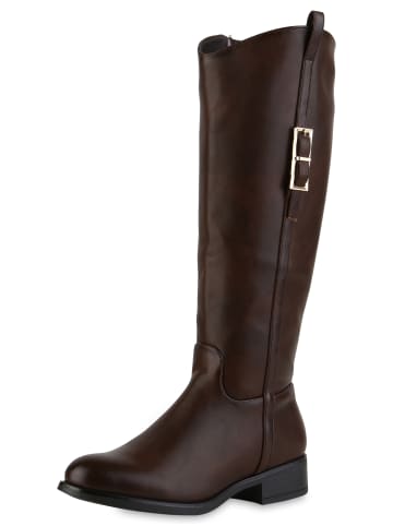 VAN HILL Reiterstiefel Anna in Braun