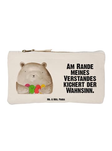 Mr. & Mrs. Panda Schminktasche Bär Gefühl mit Spruch in Weiß