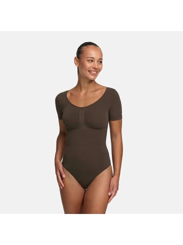 CFAB Figurformender Body mit Slip in Braun