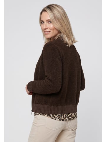 Olsen Strickcardigan in Coffee Bean