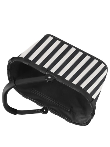 Reisenthel Carrybag - Einkaufskorb (cord dark matcha) in summerstripes black