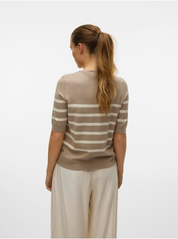 Vero Moda Strickpullover in Silver Mink