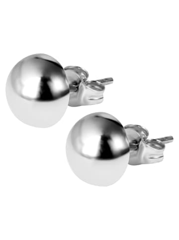 Adeliás Unisex Ohrringe – Ohrstecker aus 333 Gold in silber