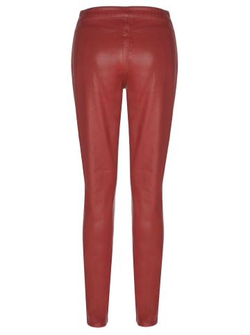 Diesel Lederhose für Damen in rot
