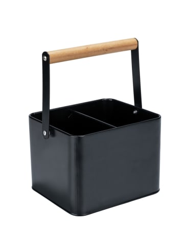 Wenko Utensilienkorb Baco Schwarz, Utensilienkorb Mod. Baco Schwarz in Schwarz