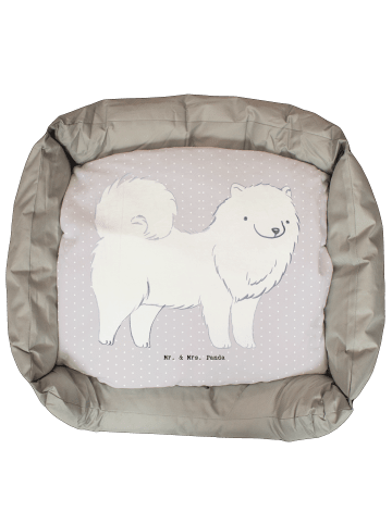 Mr. & Mrs. Panda Hundebett Menschojede Lebensretter ohne Spruch in Grau Pastell