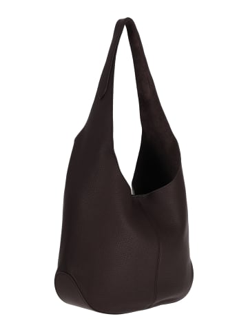 Usha Women Hobo Bag in Dark Coffee