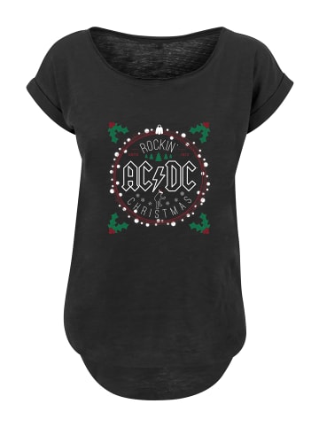 F4NT4STIC T-Shirt AC/DC Christmas Circle in schwarz