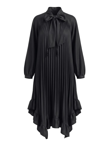 Ulla Popken Midikleid in schwarz
