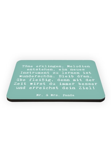 Mr. & Mrs. Panda Fridge Magnet Spruch Ein neues Musikinstrument ... in Meeresbrise