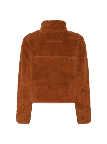 girlfriend collective Fleecejacke Recycled in Mocha Bisque