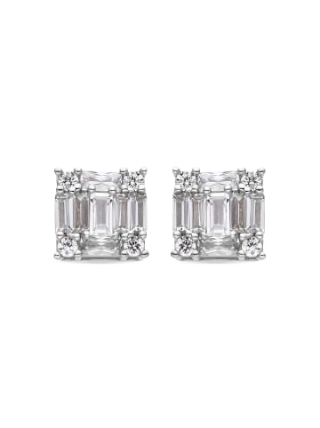 Luxenter Ohrringe aus 925er Sterlingsilber mit Zirkonia, rhodiniert – Rakna