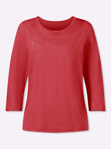 WITT WEIDEN Rundhals-Shirt in erdbeere