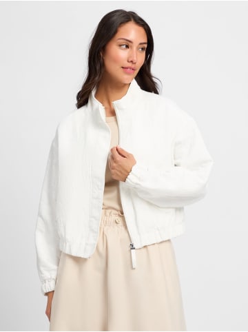 comma Blouson in weiß