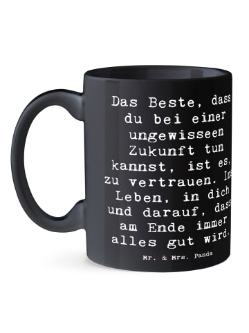 Mr. & Mrs. Panda Tasse Spruch Neuen Technologien begegnen mit Sp... in Schwarz