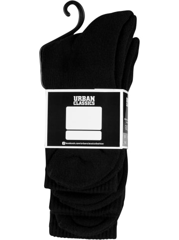 Urban Classics Urban Classics Unisex Sport Socks 3-Pack in black