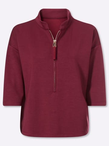 Heine Sweatshirt in dunkelrot
