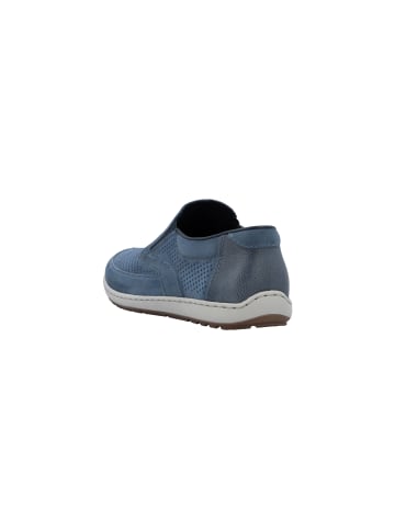 rieker Niedrige Sneakers aus Leder Castor Blau