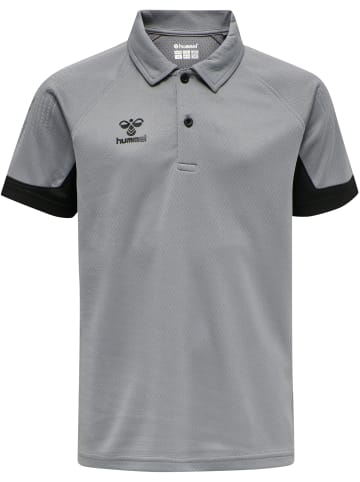 Hummel Hummel Polo Hmllead Multisport Kinder Atmungsaktiv Schnelltrocknend in GREY MELANGE