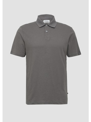 s.Oliver Polo-Shirt in 9467_grau meliert