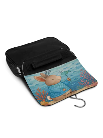 Mr. & Mrs. Panda Kosmetiktasche Fische Astrologie Design ohne Sp... in Weiß