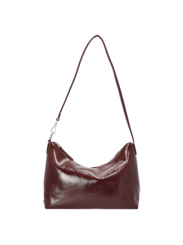 Seidenfelt Delary - Schultertasche 20 cm (black) in deep red