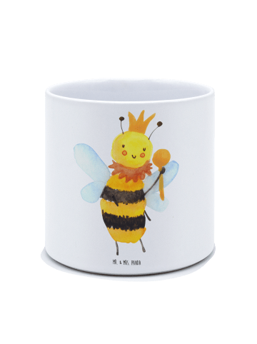 Mr. & Mrs. Panda Pflanzkübel Biene König ohne Spruch in Weiß