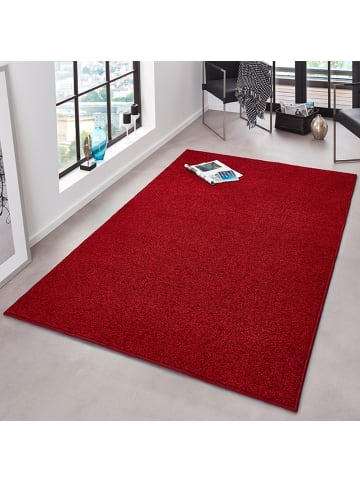 Hanse Home Teppich Pure Uni Rot