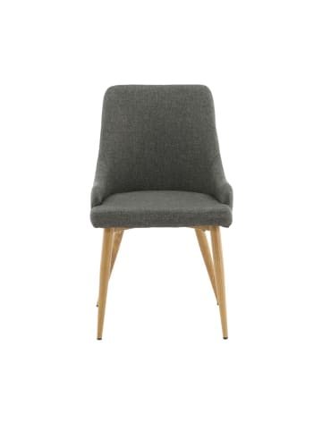 ebuy24 Esszimmerstuhl Plaza dunkel grau 2er Set