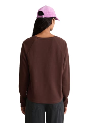 Marc O'Polo DENIM Longsleeve regular in Espresso Brown