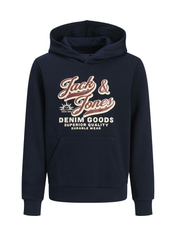 JACK & JONES Junior Hoodie 'JJELOGO' in dunkelblau