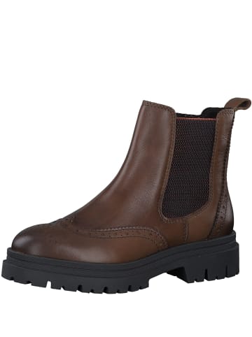 Marco Tozzi Chelsea Boots in Braun