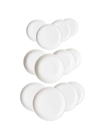Ritzenhoff & Breker 12er Set Tellerset Volos in weiß
