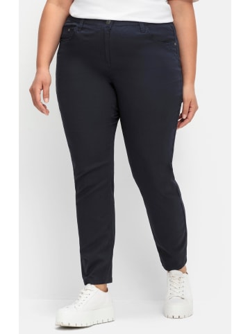 sheego 5-Pocket-Hose in tiefblau