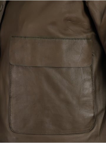 Maze Lederjacke 42025054 in oliv