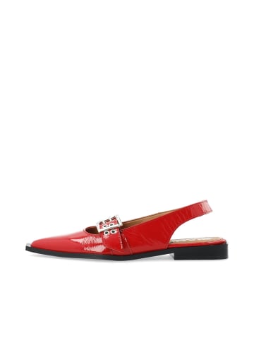Bianco Slingbacks in Red Nappalak
