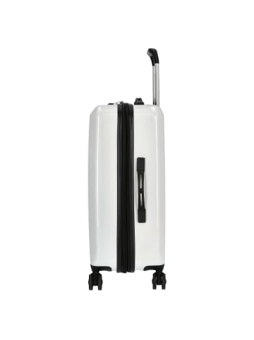 Check.In London 2.0 - 4-Rollen-Trolley 67 cm (orange) in weiss