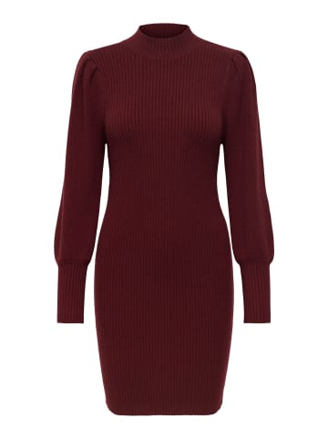 ONLY Strickkleid in Cabernet