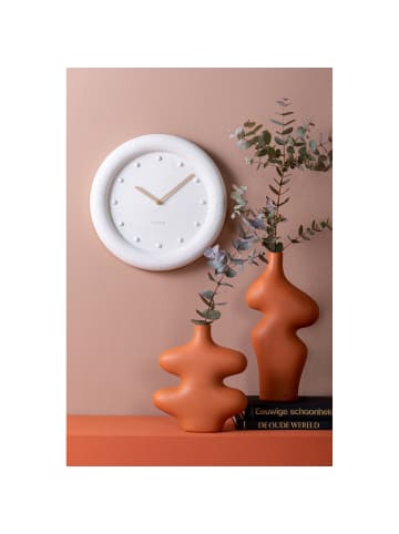 Present Time Vase Deko Organic Curves - Orange - 15,5x8x30,5cm