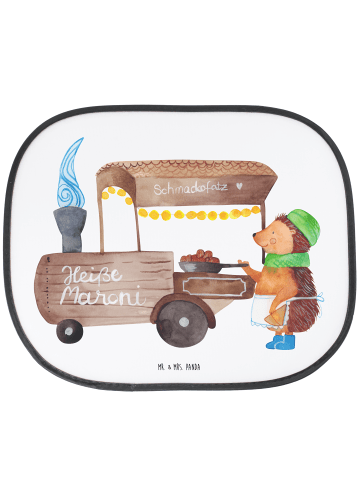 Mr. & Mrs. Panda auto hitzeschutz Igel Maronen ohne Spruch in Weiß