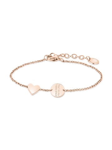 LIEBESKIND BERLIN Armband You're my happy place in roségold