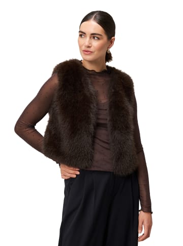 Zero  Weste in Felloptik in Mole